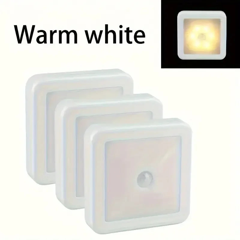 Night Light Motion Sensor With LED Light EU Plug Lamps Children'S Night Light Wireless Night Lamp For Bedside Table Bedroom