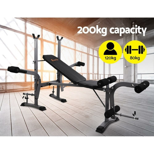 Everfit Weight Bench 8-in-1 Bench Press Adjustable Home Gym Station