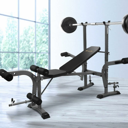 Everfit Weight Bench 8-in-1 Bench Press Adjustable Home Gym Station