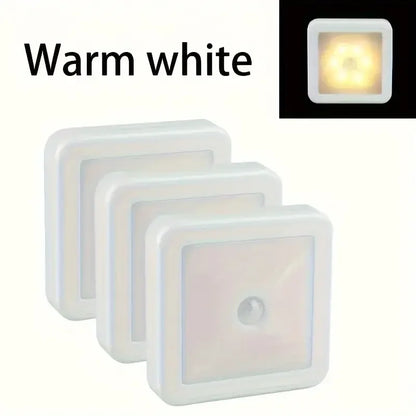 Night Light Motion Sensor With LED Light EU Plug Lamps Children'S Night Light Wireless Night Lamp For Bedside Table Bedroom