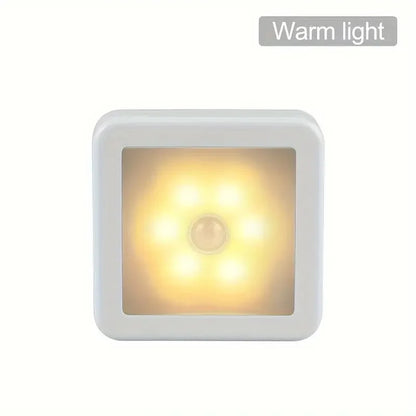 Night Light Motion Sensor With LED Light EU Plug Lamps Children'S Night Light Wireless Night Lamp For Bedside Table Bedroom